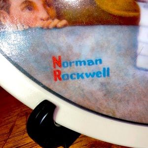 Norman Rockwell Plate